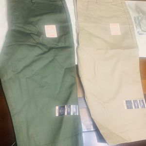 Capri Pants ( Beige and Green)